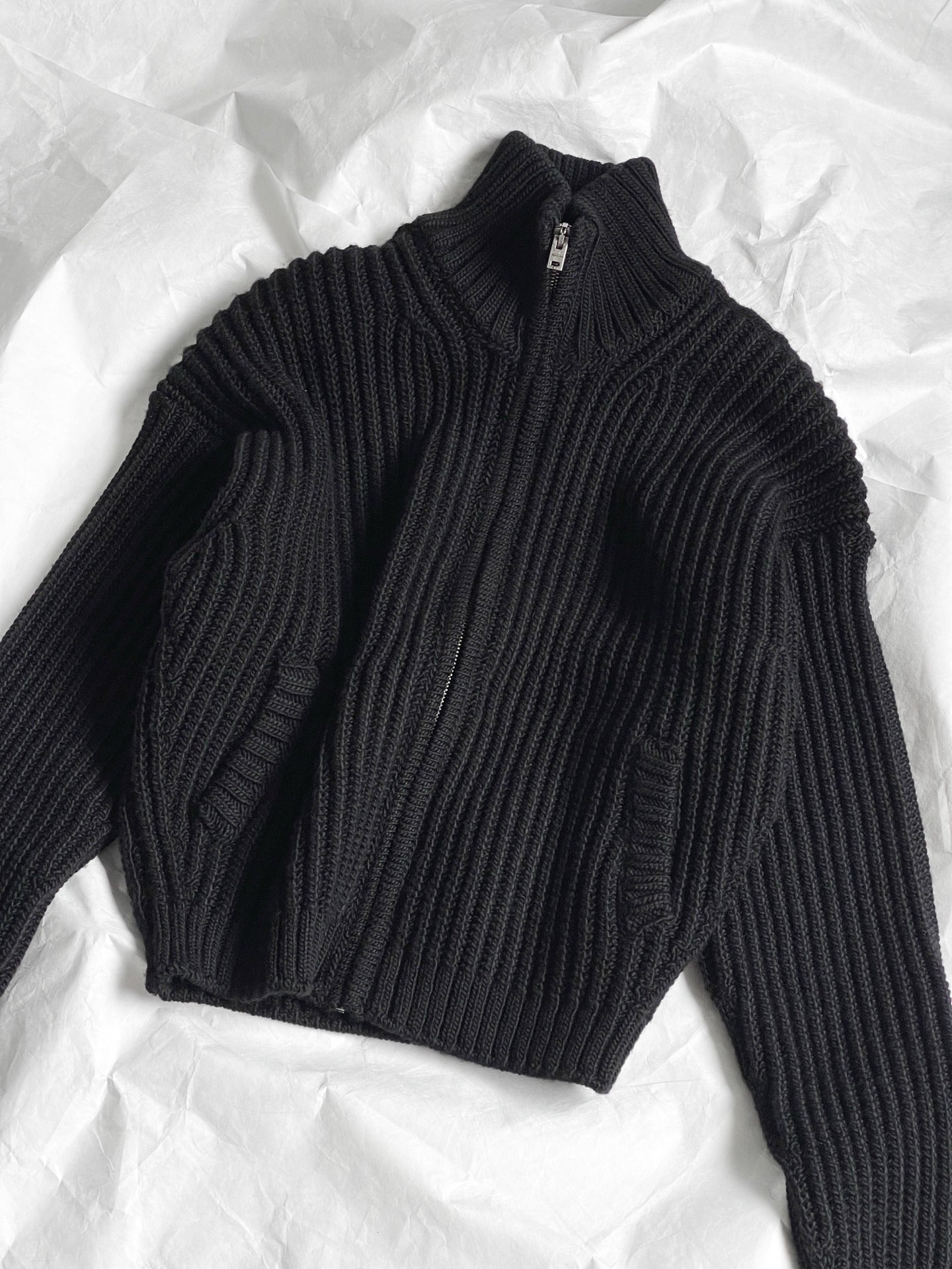 Acne Studios Wool Zip Cardigan