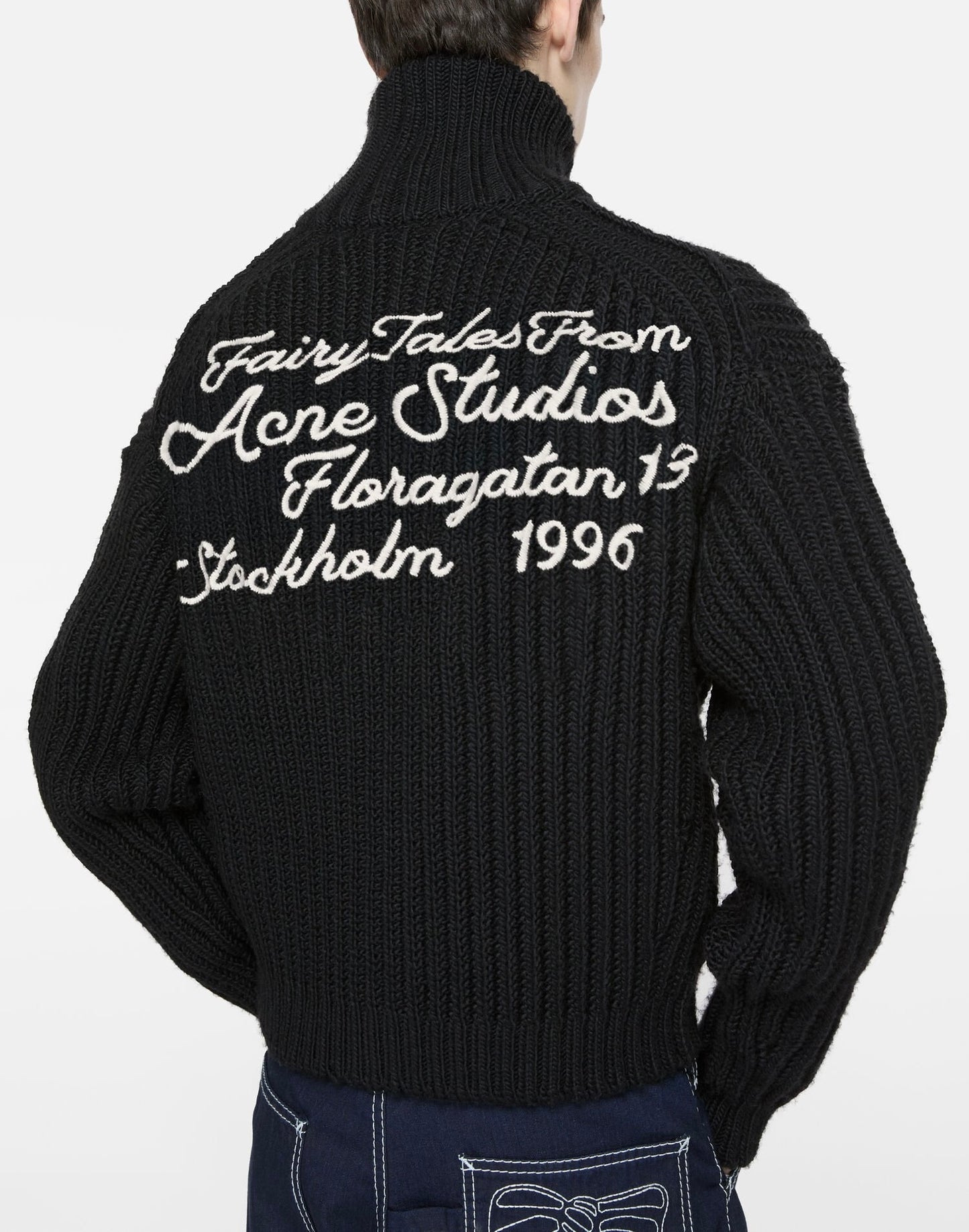 Acne Studios Wool Zip Cardigan