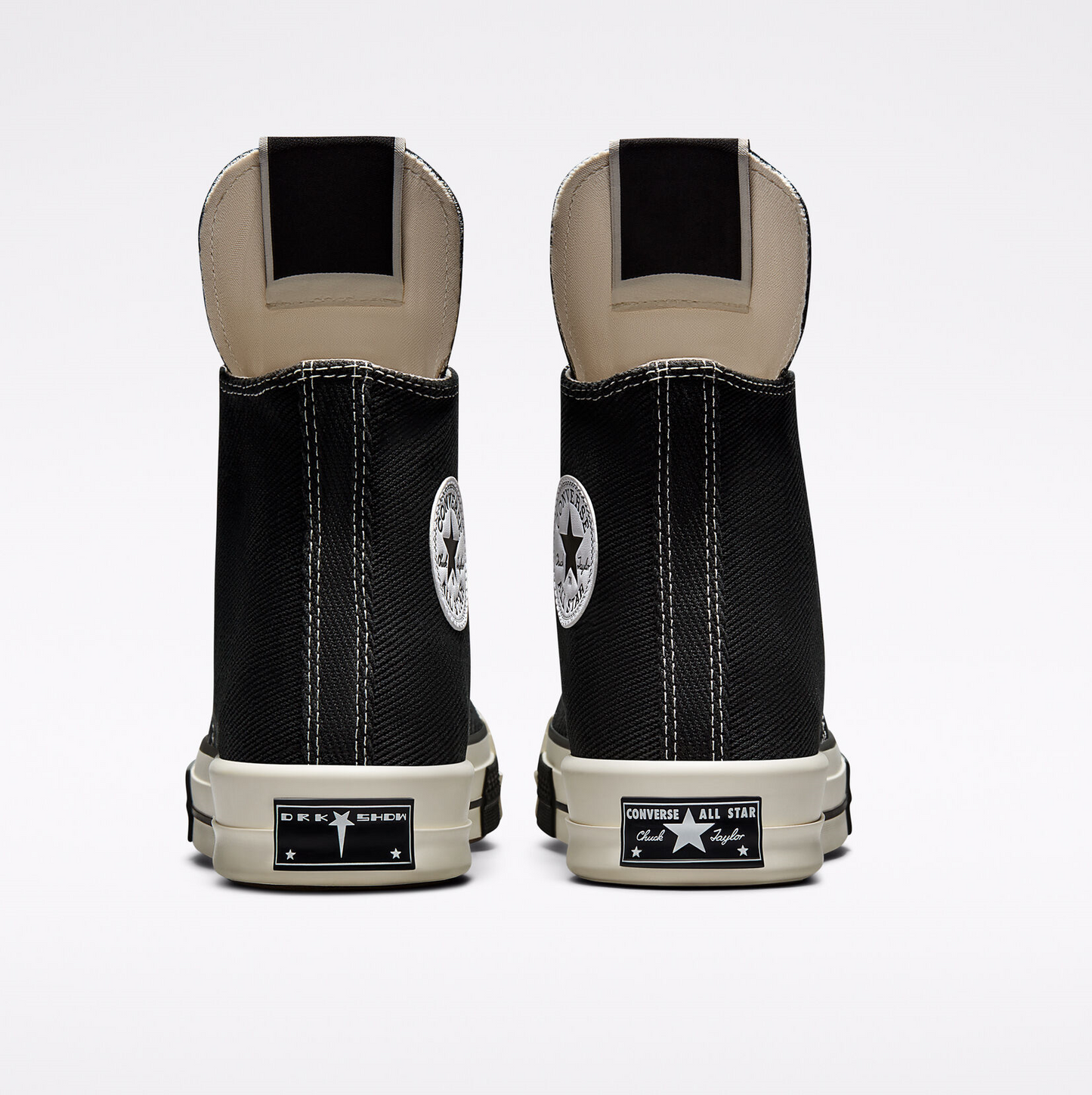 RICK OWENS X DRKSHDW DRKSTAR CHUCK 70 HIGH 'BLACK'