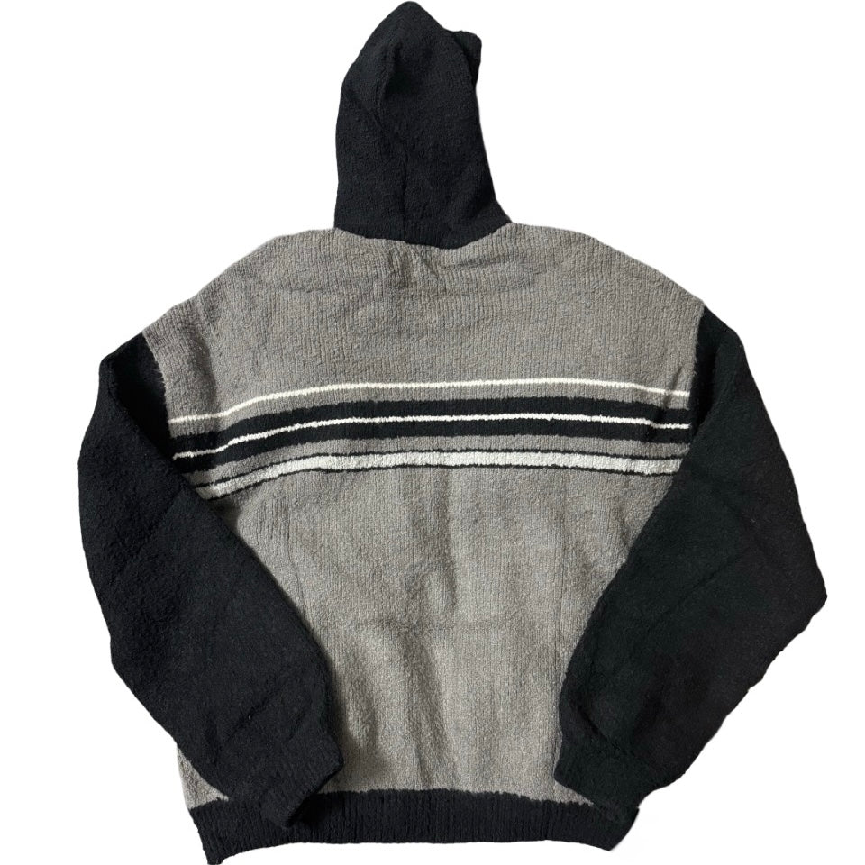 Balenciaga Men's Fluffy Zip-Up Hoodie