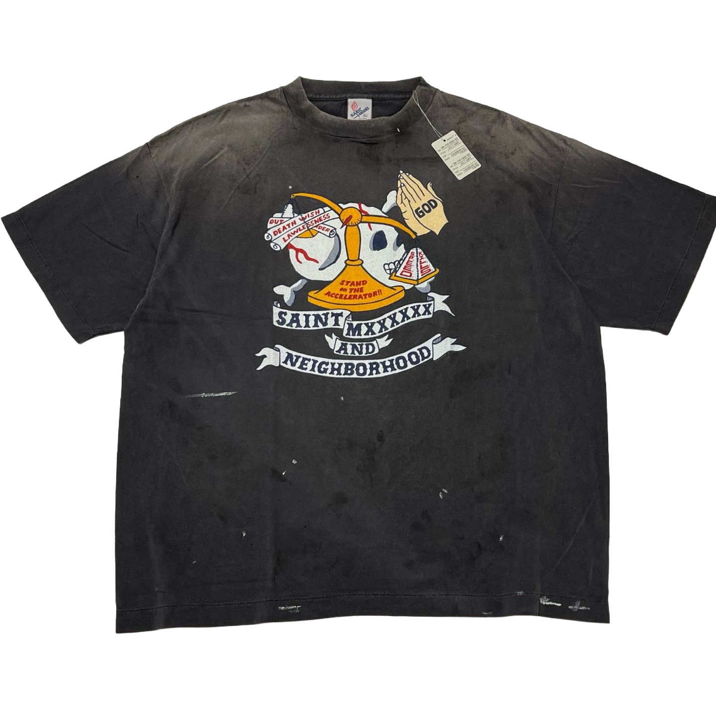 NEIGHBORHOOD X SAINT Mxxxxxx STHD. SS TEE PRAY