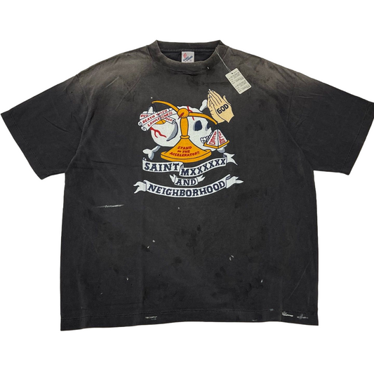 NEIGHBORHOOD X SAINT Mxxxxxx STHD. SS TEE PRAY