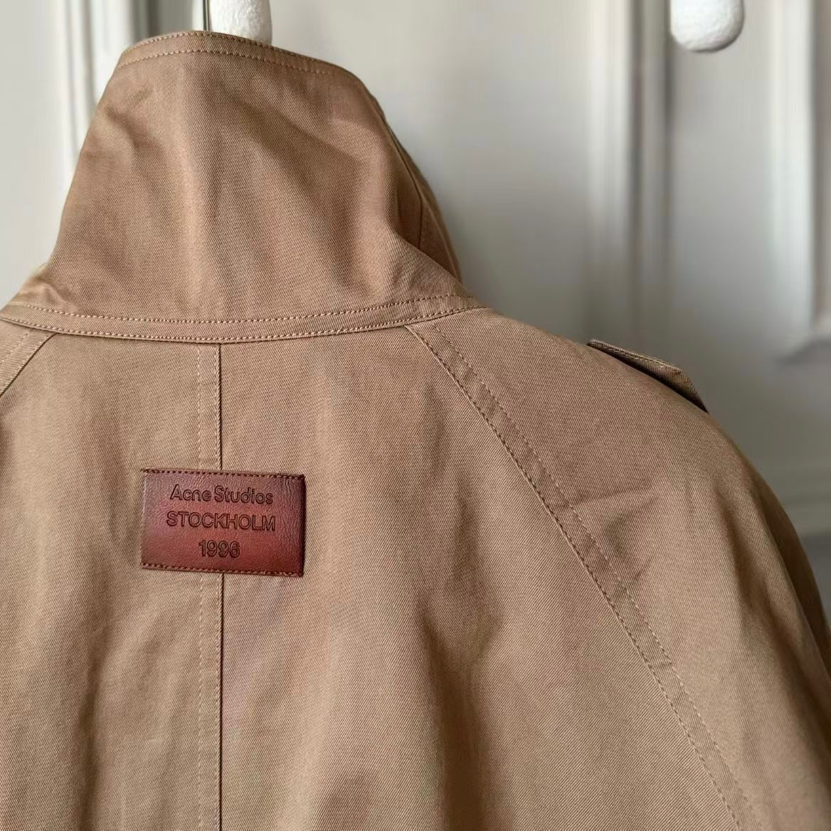 ACNE STUDIOS Oriso Double-Breasted Twill Trench Jacket