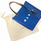 MARNI PVC Blue & Yellow Tote Bag