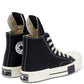 RICK OWENS X DRKSHDW DRKSTAR CHUCK 70 HIGH 'BLACK'