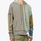 GREG LAUREN Colour-block Panelled Hoodie