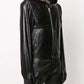 RICK OWENS Glove Leather Hooded Jacket