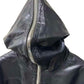 RICK OWENS Glove Leather Hooded Jacket