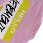 VETEMENTS Logo Print Pink Sweatshirt