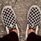 CHROME HEARTS & VANS Matty Boy "99 Eyes" Checkered Slip-On