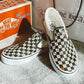 CHROME HEARTS & VANS Matty Boy "99 Eyes" Checkered Slip-On