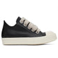 RICK OWENS DRKSHDW Black Jumbo Low Leather Sneakers