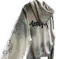 PROJECT G/R Furious Logo Applique Zip Hoodie Gray