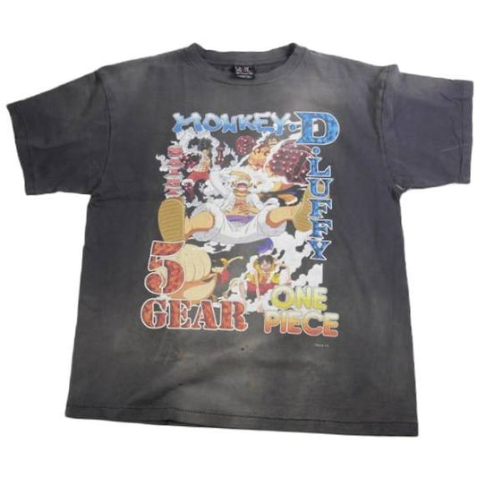 SAINT MICHAEL x ONE PIECE T-Shirt 'Black'