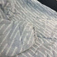 ALEXANDER WANG Blue Denim Logo Puffer Jacket