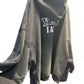 VETEMENTS Fan Deconstructed Zip-Up Hoodie Washed Black