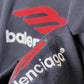 BALENCIAGA 3B Sports Icon Oversized Hoodie In Black/Red/White