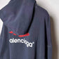 BALENCIAGA 3B Sports Icon Oversized Hoodie In Black/Red/White