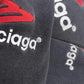 BALENCIAGA 3B Sports Icon Oversized Hoodie In Black/Red/White