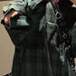 BALENCIAGA  Hooded Distressed Flannel Shirt