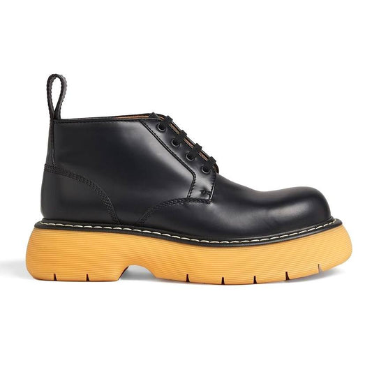 BOTTEGA VENETA The Bounce Black Leather Boots