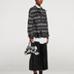 BALENCIAGA White & Black Small Sneakerhead Hourglass Bag