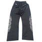 CHROME HEARTS Mesh Jersey Sweatpants Black