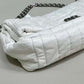 BALENCIAGA Monaco Medium White Leather Shoulder Bag