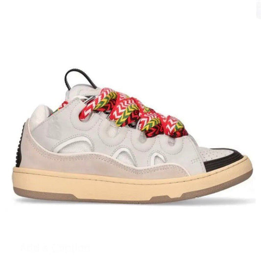 LANVIN Curb Lace-Up Sneakers