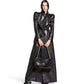 BALENCIAGA Monaco Medium Black Leather Shoulder Bag