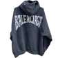 BALENCIAGA Nw Logo Print Hoodie SPRING24