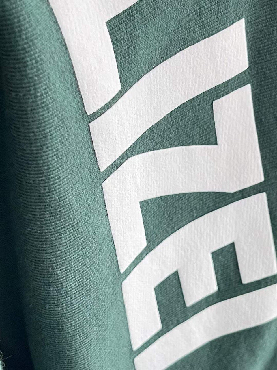 VETEMENTS Green Polizei Printed Hoodie