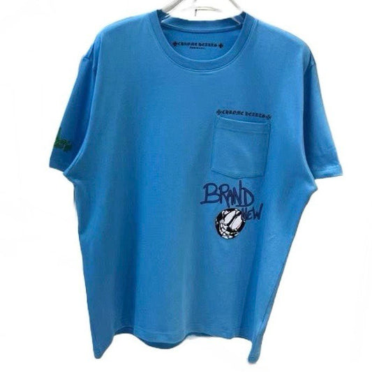 CHROME HEARTS Matty Boy Brain New "Light Blue" T-shirt