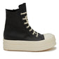 RICK OWENS Mega Bumper Sneakers In Black Leather
