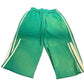 Galliano Landor Aqua Green Sunfade Stripe Trousers