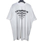 VETEMENTS Logo-Print White Cotton T-shirt