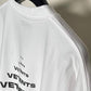 VETEMENTS Logo-Print White Cotton T-shirt