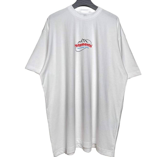 VETEMENTS White Spring Water Logo T-shirt