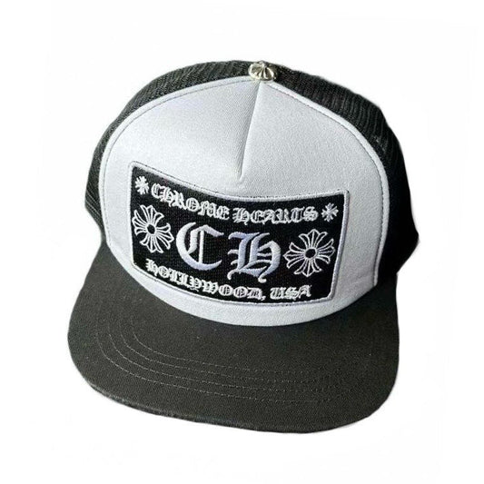 CHROME HEARTS Hollywood Trucker Hat 'White'