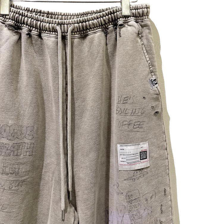 MAISON MIHARA YASUHIRO Bleached Shorts 'Beige'