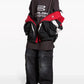 BALENCIAGA Off Shoulder Tracksuit Sports Icon Jacket
